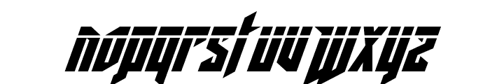 Deathshead Laser Italic Font UPPERCASE