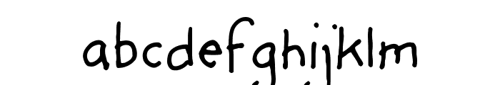 Debbie-Optional Font LOWERCASE