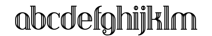 DebonairInline Font LOWERCASE