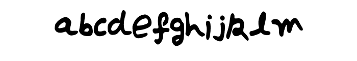 Debrie_Bold Font LOWERCASE