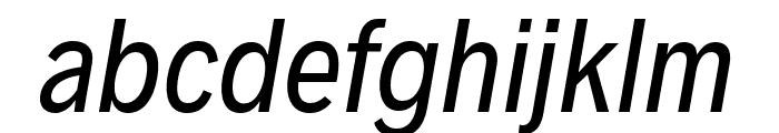 Decalotype Italic Font LOWERCASE