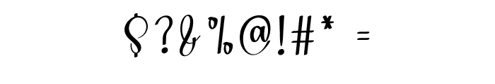 December Celebrate Font OTHER CHARS