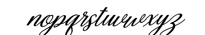 Decembery Italic Font LOWERCASE