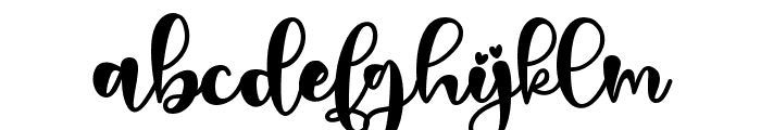 Declaration of love - Personal Font LOWERCASE