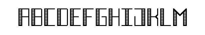 Deco Future Inline Regular Font LOWERCASE