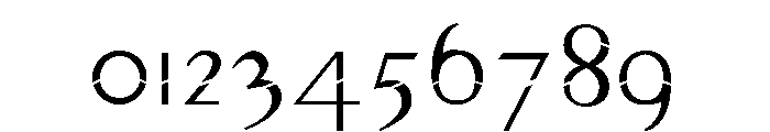 Deco Mon Type Font OTHER CHARS