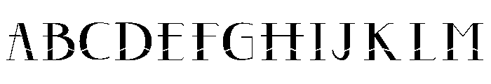 Deco Mon Type Font UPPERCASE