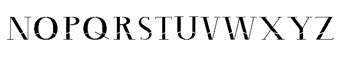 Deco Mon Type Font UPPERCASE