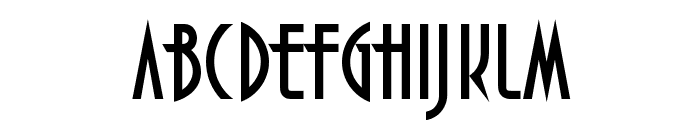 DecoTech Font UPPERCASE