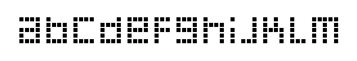 Decoder Font LOWERCASE