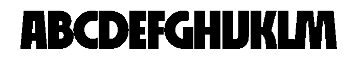 Decoma Demo Bold Font UPPERCASE