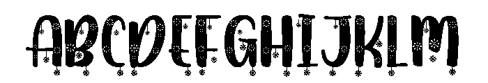 Decorative Font Baimbo Font UPPERCASE