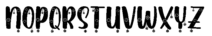 Decorative Font Baimbo Font UPPERCASE