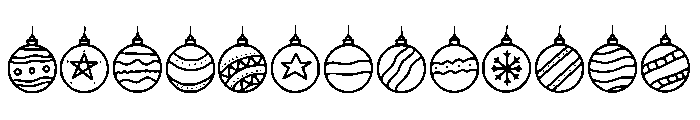 Decorative Lights FONT