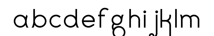 Decoy Regular Font LOWERCASE