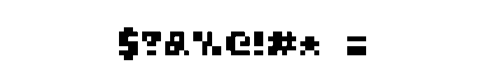Decrypted Font OTHER CHARS