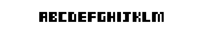 Decrypted Font UPPERCASE