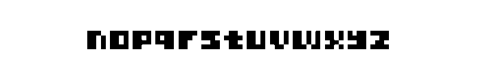 Decrypted Font LOWERCASE