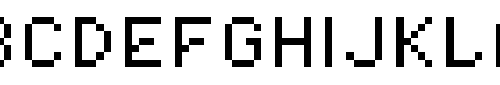 DeeCe Regular Font UPPERCASE