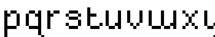 DeeCe Regular Font LOWERCASE