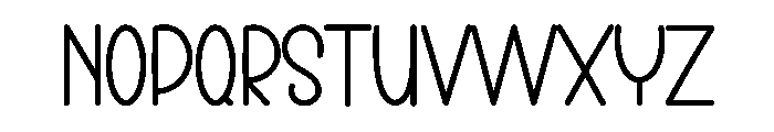 Deep House Font UPPERCASE