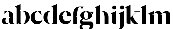 Defgik Serif Regular Font LOWERCASE