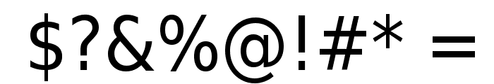 DejaVu Sans Condensed Font OTHER CHARS