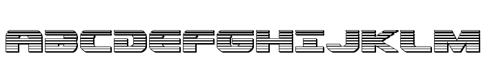 Dekaranger Platinum Font UPPERCASE