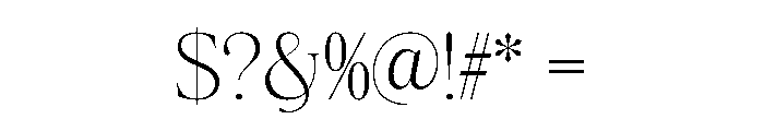 Del Rose Regular Font OTHER CHARS