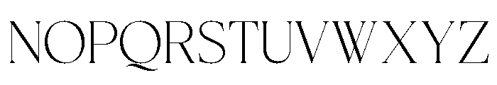 Del Rose Regular Font UPPERCASE