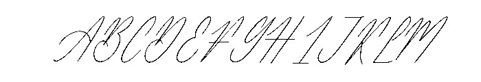 Delanisyta Gabrielle DEMO VERSI Italic Font UPPERCASE
