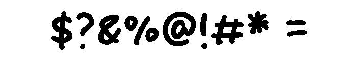 Delecius Chilli Font OTHER CHARS