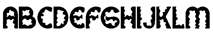 Deliberate Projection Demo Regular Font UPPERCASE