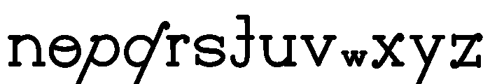 Delicioso Font LOWERCASE