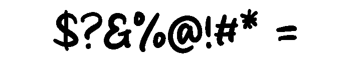 Delight Burger Font OTHER CHARS
