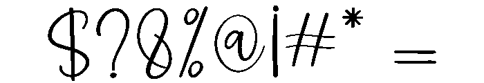 Delight Daddy Font OTHER CHARS