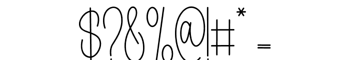 Delight Photography Font OTHER CHARS
