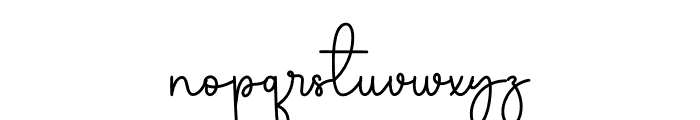 Delight Photography Font LOWERCASE