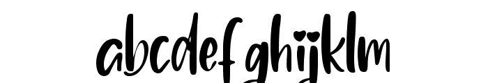 Delighted Font LOWERCASE