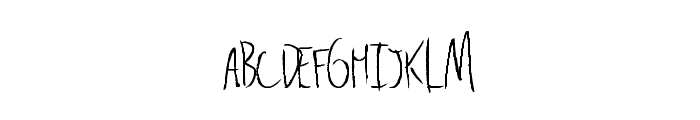 Delinquence Font UPPERCASE