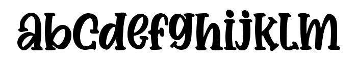 Deliosa Regular Font LOWERCASE