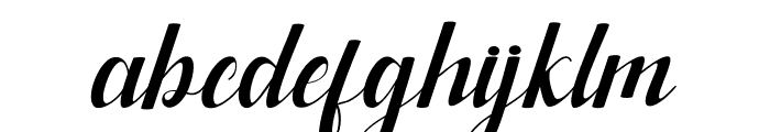 Deliya Font LOWERCASE