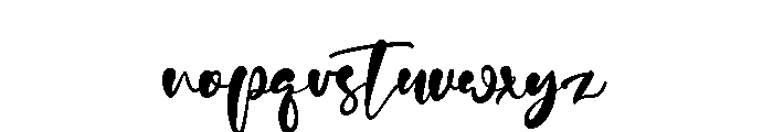 Della Dawn Font LOWERCASE