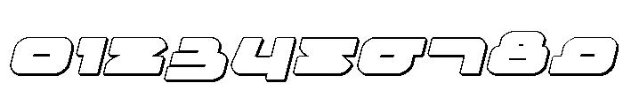 Delmoto 3D Italic Font OTHER CHARS