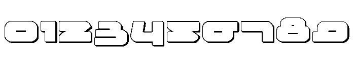 Delmoto 3D Font OTHER CHARS