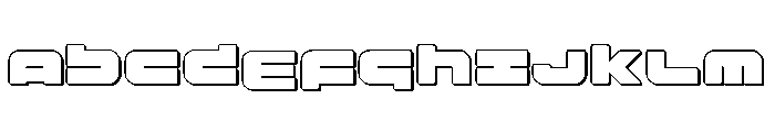 Delmoto 3D Font UPPERCASE