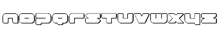 Delmoto 3D Font LOWERCASE