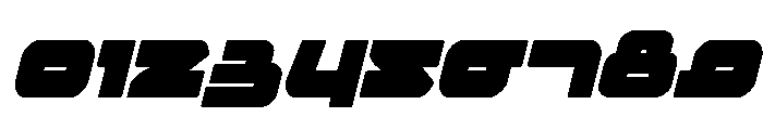 Delmoto Condensed Italic Font OTHER CHARS