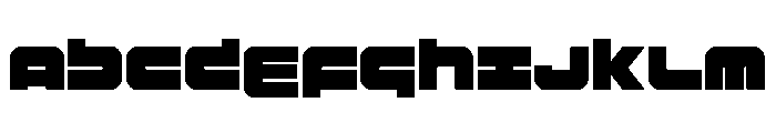 Delmoto Condensed Font UPPERCASE