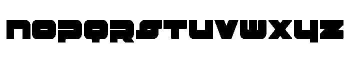 Delmoto Condensed Font UPPERCASE